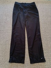 Vintage Y2K Nike Women  s Thermal Mesh Lined Windbreaker Athletic Pants Sz Medium