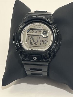 CASIO Baby-G 3265 BLX-103 Tide Graph Water Resistant 20bar W/ New Battery!