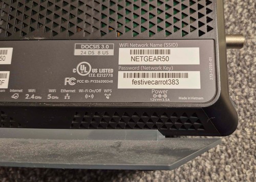 NetGear 50 AC1900 Kabel WiFi Modem Router