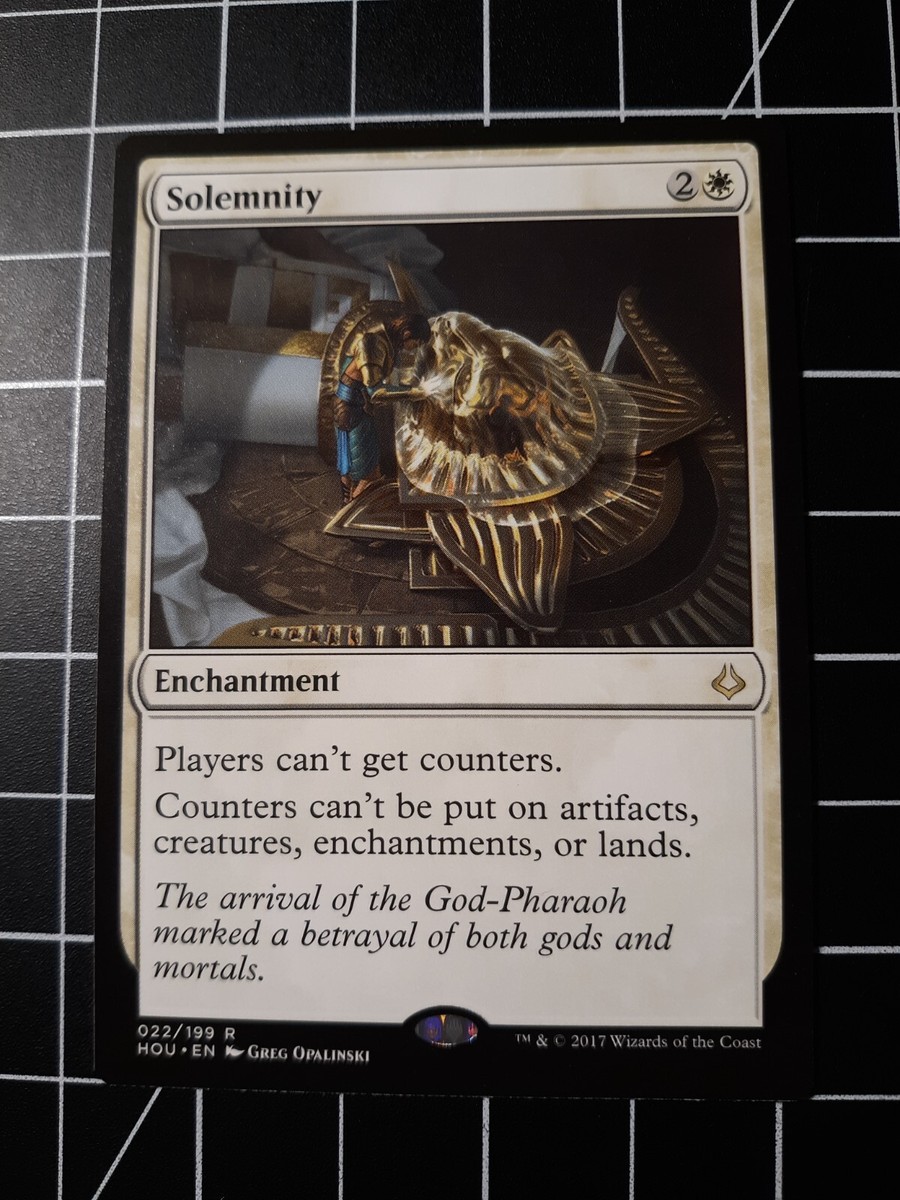 Solemnity x1 Hour of Devastation 022/199 Regular Rare MTG Magic Card Solemnity x1 Hour of Devastation 022/199 Regular Rare MTG Magic Card