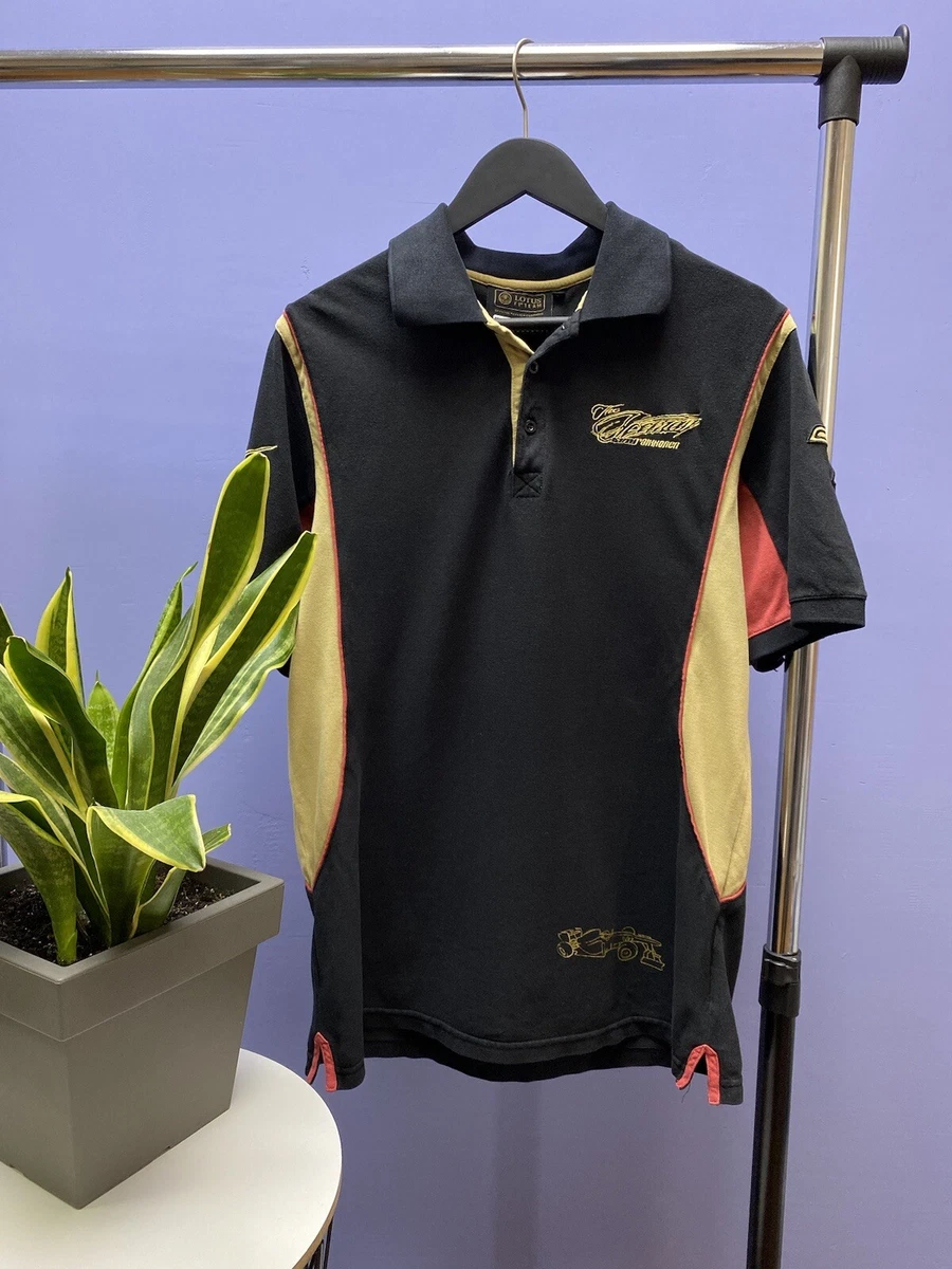 F1 Lotus Team Polo Shirt Official Shirt Kimi Raikkonen Size L