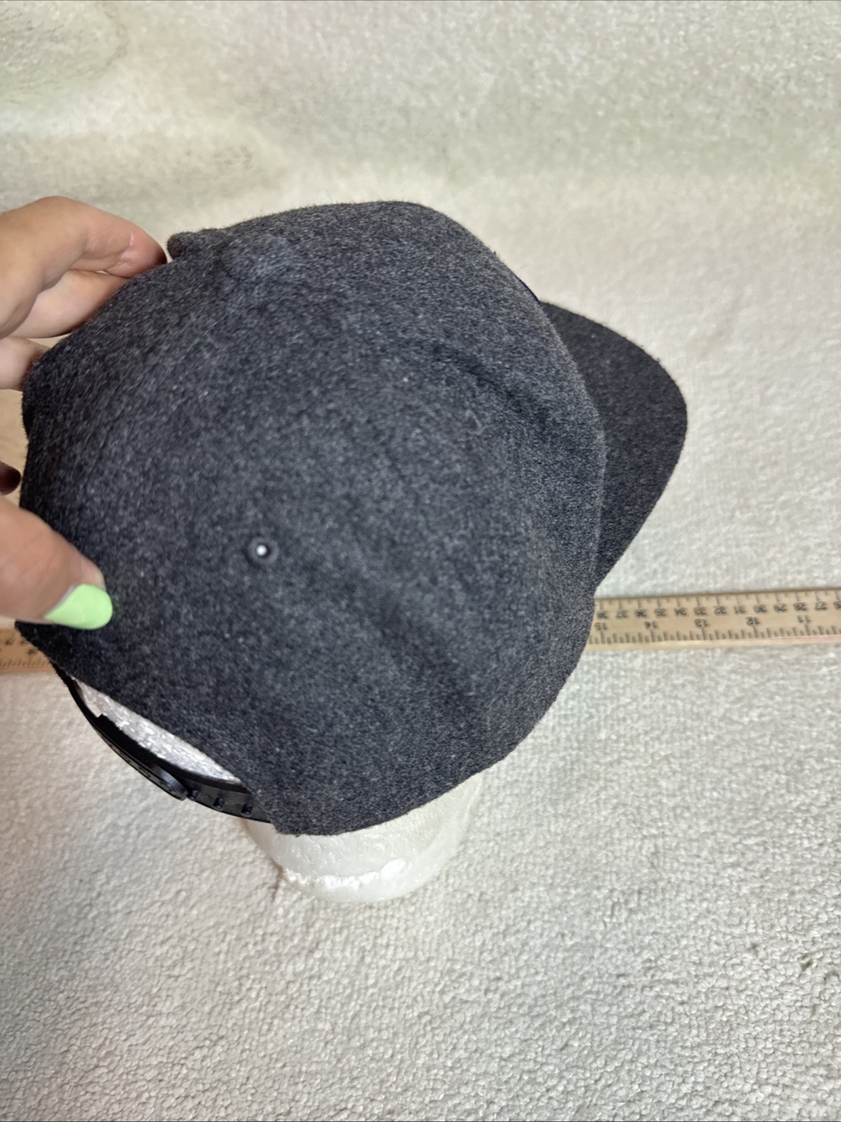 Five Shores Brewing Patch Snapback Hat Cap-Wool B… - image 5