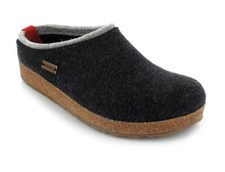 HAFLINGER  Kris Unisex Clogs  Grizzly, Graphite/Gray