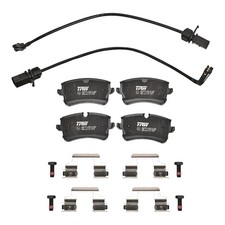 TRW GDB1866 Bremsbeläge Achssatz mit Sensoren & Schrauben für Audi A6 A7 A8