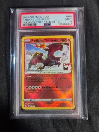 PSA 9 Prize Pack Radiant Charizard