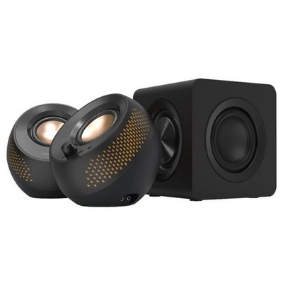 Creative Labs Pebble X Plus 2.1 Kanäle Bluetooth Lautsprecher Set 30W - Schwarz
