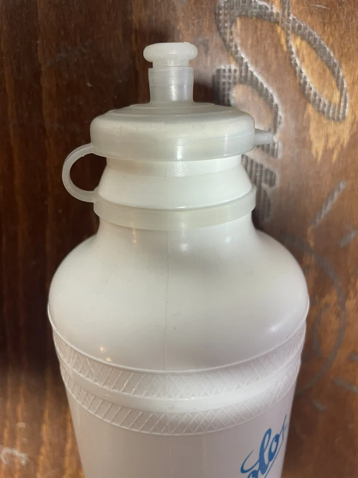 Botella de agua vintage NOS T.A Campagnolo Globe Logo blanco azul RARA Foto 4 de 4