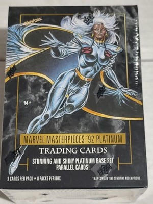 Marvel Masterpieces '92 Platinum 8-Pack Blaster (Upper Deck 2024) Factory Sealed