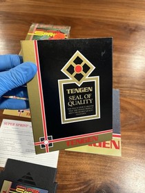 Super Sprint Nintendo NES CIB Complete In Box - Open Shrink Seal - Nr Mint