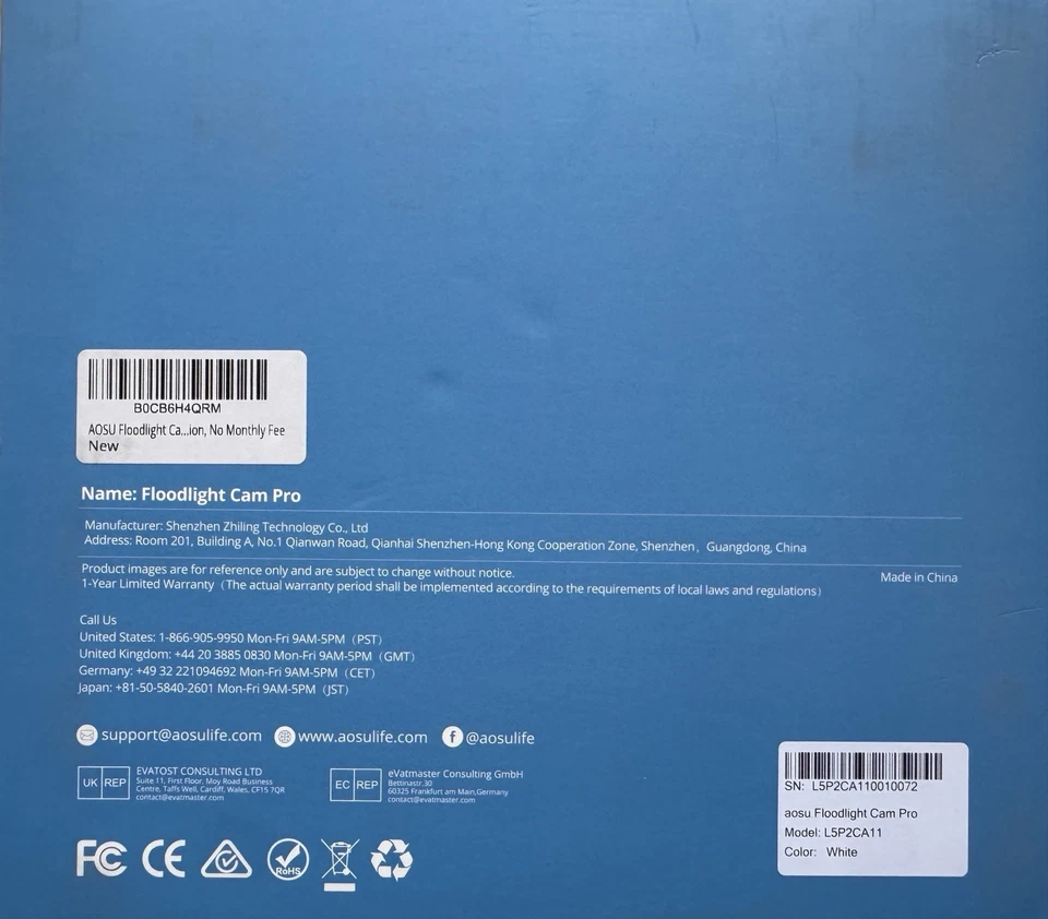 AOSU Security Cameras Outdoor Wireless, 2 Cam-Kit, Solar-Powered - Image 3 of 3