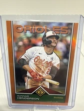 Gunnar Henderson 2024 Topps Chrome Transcendent Orange /25