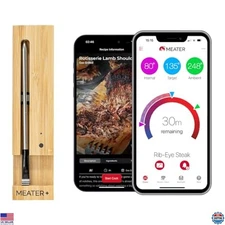 MEATER Plus Smart Bluetooth Wireless Meat Thermometer for BBQ, Grill & Oven