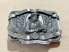 Vintage 1989 Smith  Wesson Belt Buckle C-300.
