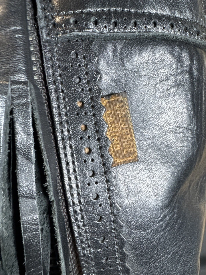 ✨Botas de montar Valverde Kate de cuero con borla larga para mujer talla 44 negras✨ Foto 3 de 4