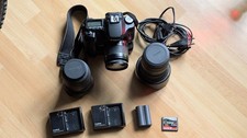 Canon EOS 40D DSLR-Kamera mit BG-E2 Batteriegriff und 3 Objektiven