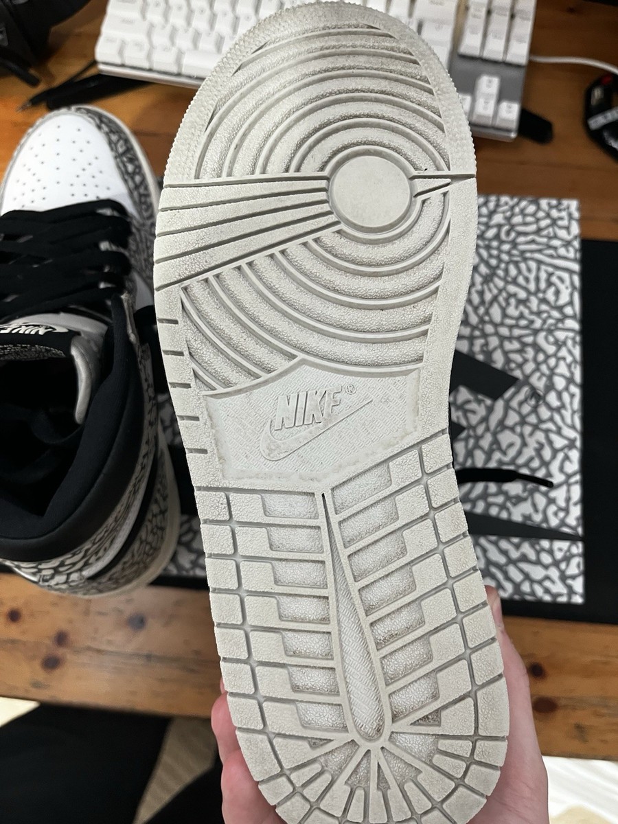 NIKE ナイキ/AIR JORDAN 1RETROHIGH OG ELEPHANT/26.5cm/グレー×ホワイト/DZ5485-052/ABランク/01【中古】 Nike Air Jordan 1 Retro High OG Tech Grey Elephant Print White