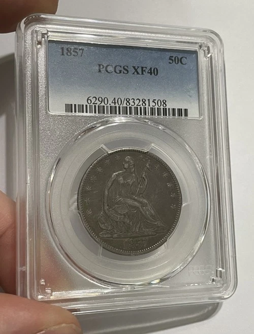 1857 Year Seated Liberty US Half Dollars (1839-1891) for sale | eBay