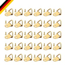 Metall Bilderhaken Golden 30 Stück für Wanddekorationen und Rahmen