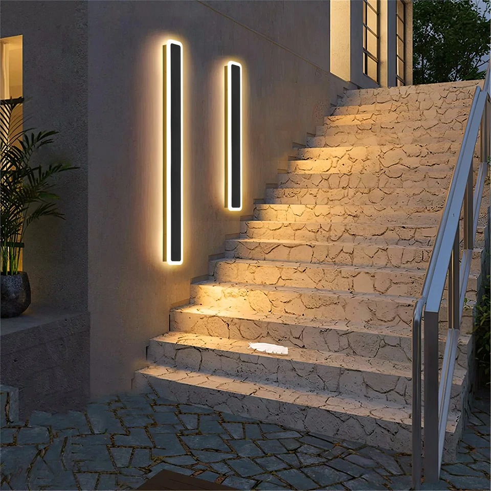100cm LED Outdoor Lange Außenleuchte Wandlampe Wandleuchte Außenlampe Warmweiß - Bild 3 von 4