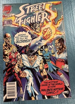 Street Fighter #1 with Poster Malibu Comics