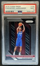 2018-19 Panini Prizm Shai Gilgeous-Alexander Rookie RC #184 Clippers PSA 9