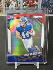 2025 Panini Prizm - Rookies Cam Skattebo #363 Red White & Blue Prizm (RC)