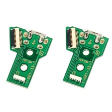 2 USB 12 Pin Socket Charging Port Board Parts For Sony PS4 Pro Controller