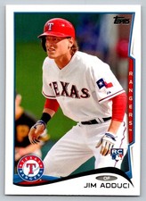 2014 Topps #52 Jim Adduci Rangers