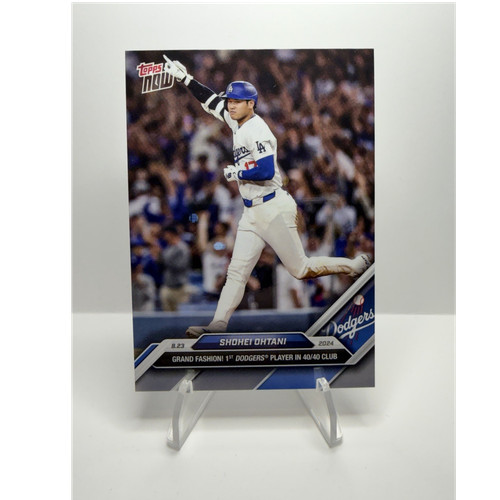 Topps Now 2024 Shohei Ohtani #584 Grand Fashion 40/40 Club Los Angeles Dodgers