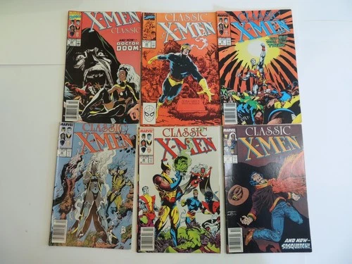 6 Vintage Marvel Comics X-Men Classic 88-90 26 30 32 34 44 49  lot 16 see pics