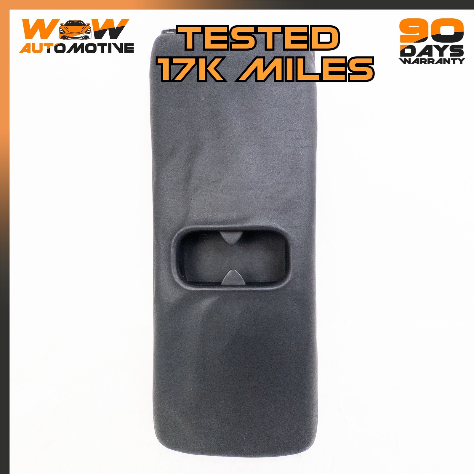 06-16 ASTON MARTIN V8 VANTAGE CENTER CONSOLE ARMREST PAD ASSEMBLY BLACK OEM