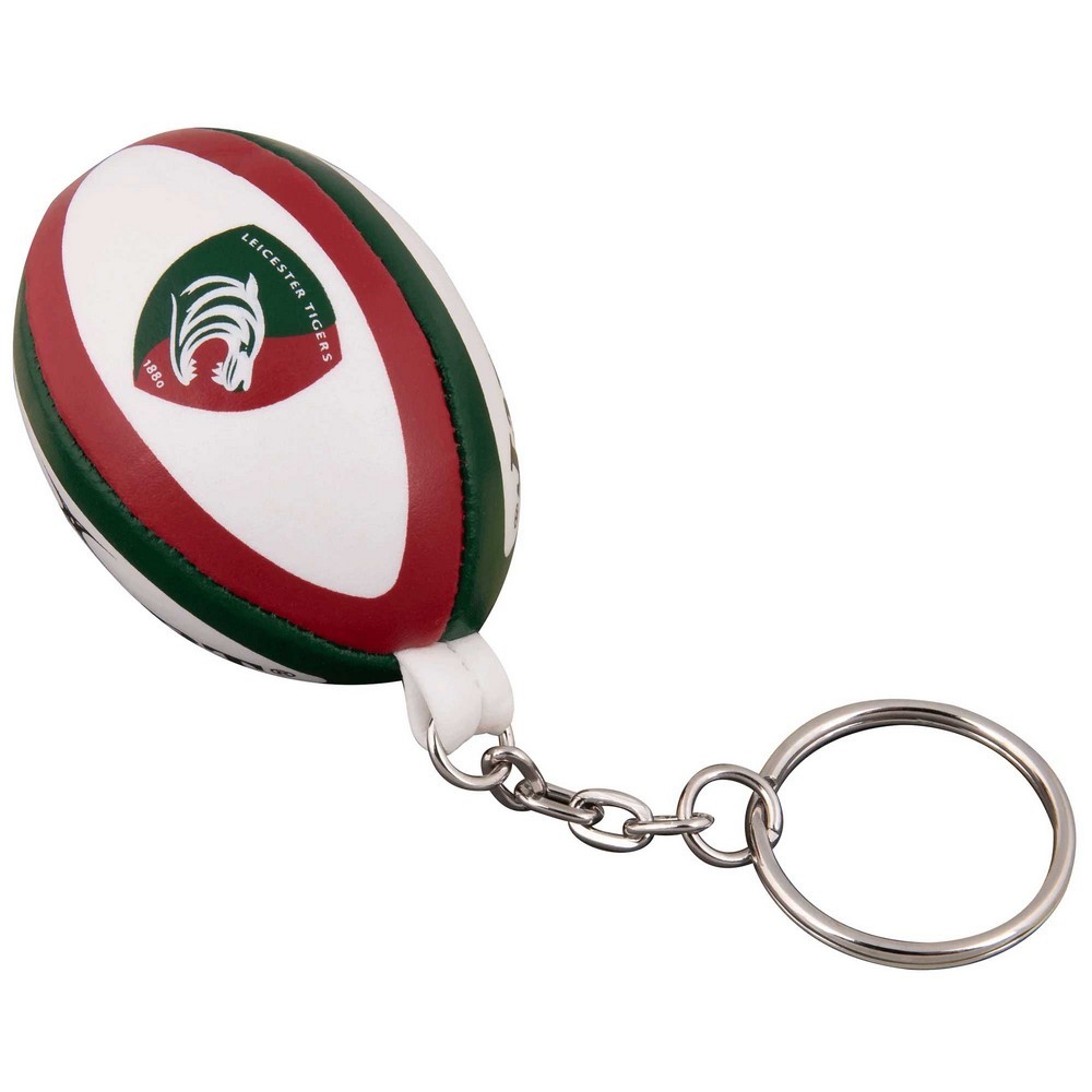 Gilbert Leicester Rugby Ball Keyring