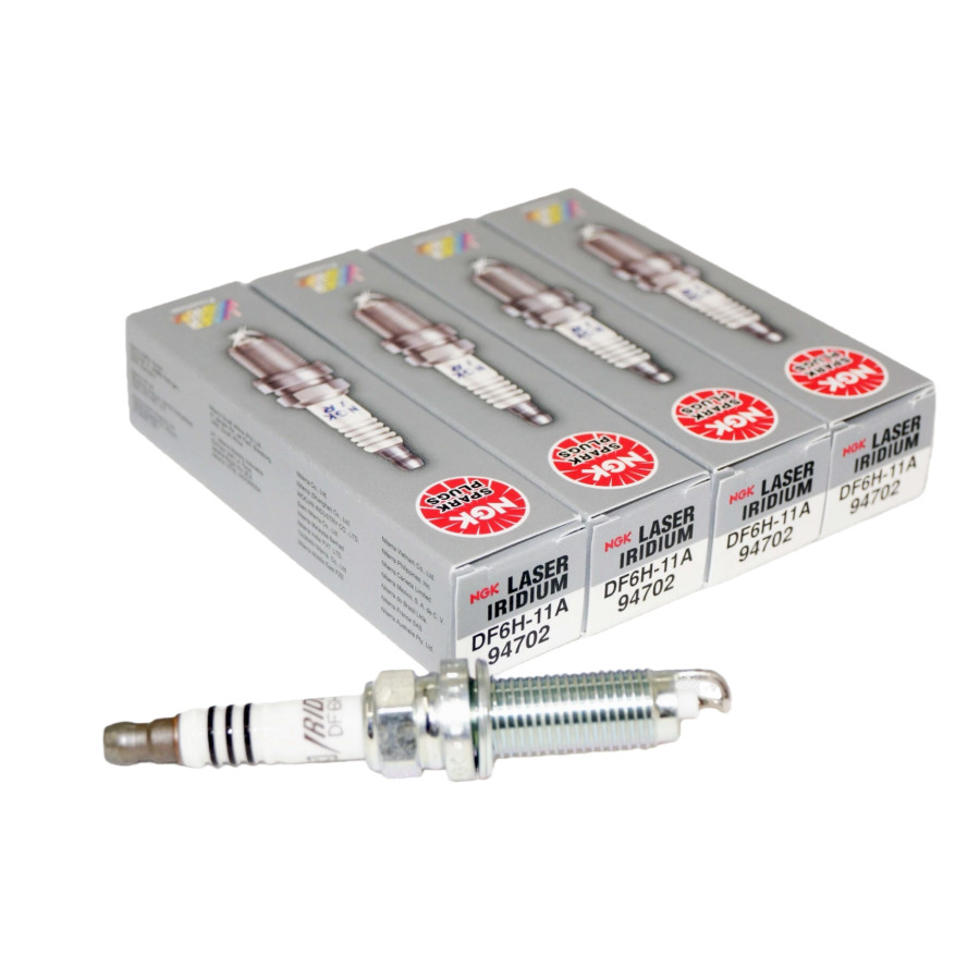 Pack of 4 NGK 94702 Laser Iridium Spark Plugs DF6H-11A 94702 For Nissan