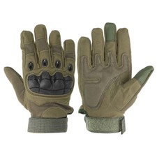 Motorcycle Gloves Full Finger Gloves Touch Screen Breathable Gloves Green M