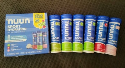 Nuun Sport Hydration Drink Tablets (9 Tubes) ~EXP: 10/26+