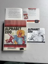 Atari 400/800 Alphabet Zoo Video Game Cartridge  (Game Tested On Atari 400) image