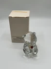 Vintage Fenton Glass Birthstone Bear, February