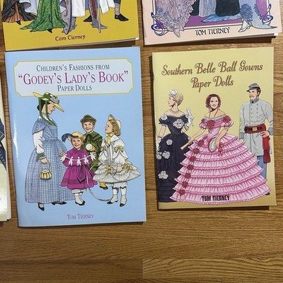 Lot Of 16 Uncut Tom Tierney Paper Doll Books | eBay