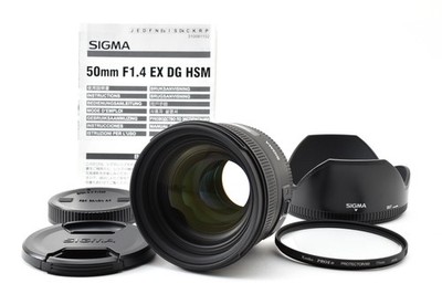 [Top MINT w/Hood] Sigma AF 50mm f1.4 EX DG HSM Standard Lens For Canon EF JAPAN