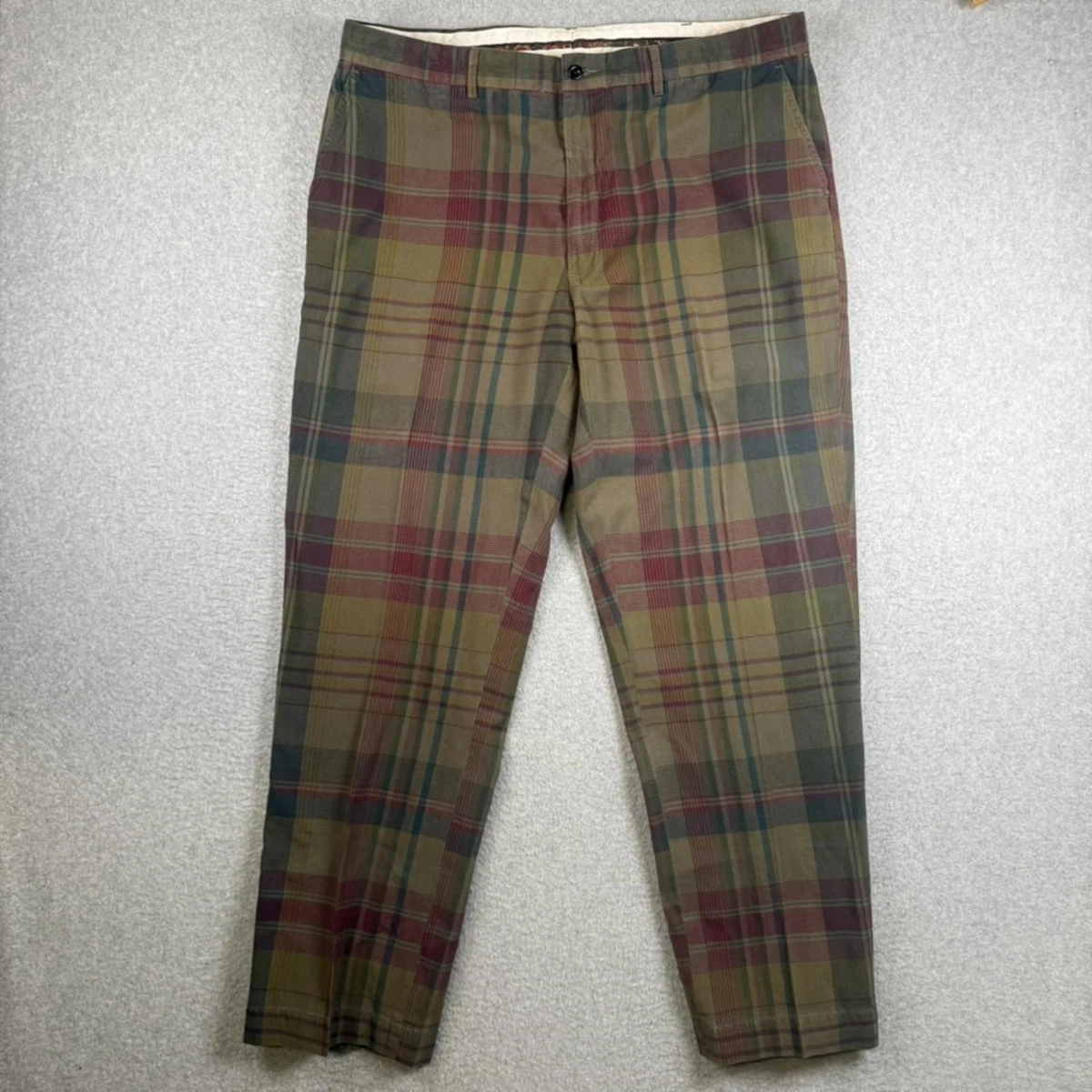 パンツ Ralph Lauren 90s check linen slacks Polo Ralph Lauren Check Pants for Men for sale - eBay
