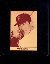 1971 Milk Duds #42 Dick Dietz   NM X3189964
