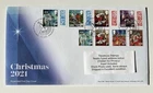 GB 2021 FDC CHRISTMAS SET WITH TALLENTS HOUSE PMK WITH FREE UK P&P