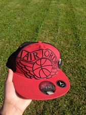 Jumpman Air Jordan Red And Black Snapback Youth Hat