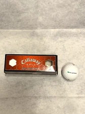DOW Agrosciences logo advertising Callaway Big Bertha Sleeve of 3 Golf Balls new
