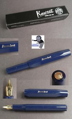  Kaweco Classic Sport Füllfederhalter in navy blau  EF, F. M. B oder BB Feder 