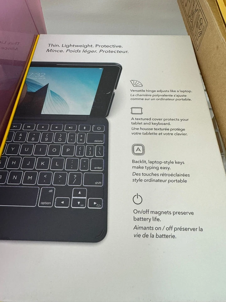 Zagg - bluetooth keyboard Protective Case for Apple iPad Mini 5th gen - Image 2 of 2