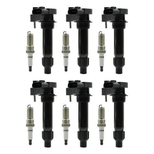 6 Ignition coil+6 Spark Plug UF569 Fit For Cadillac GMC Acadia Buick - Picture 13 of 15