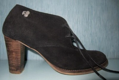 Derbys daim noir Le Temps des Cerises 39 - Photo 1/4