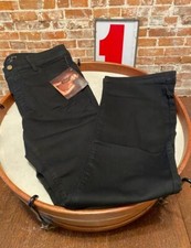 IMAN Global Chic Illusion Denim Pull-On Bootcut Jean Average Black New