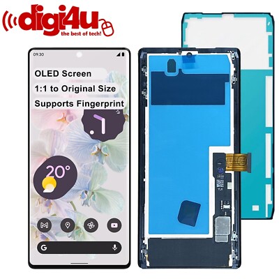 Für Google Pixel 6 Pro OLED LCD Display Touchscreen Ersatz Digitizer + Rahmen